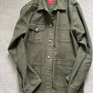 Men's Olive Green Chore Jacket